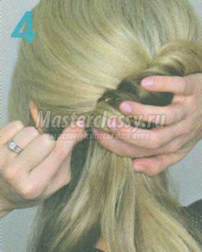 Зачіска - перекручений валик покроковий майстер-клас з фото