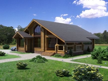 Проектування дерев'яних будинків з бруса і колод за низькою ціною