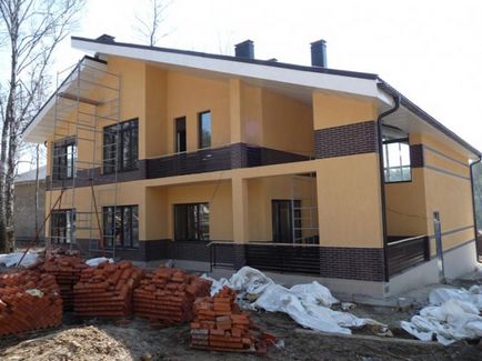 Design házak homlokzatok Moszkvában megfizethető áron