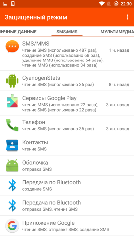 Програмні фичи cyanogen os