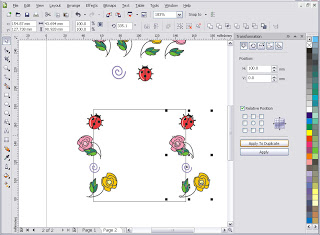 Prosto blog creând texturi fără sudură vectoriale în corel draw