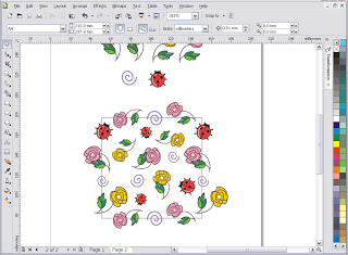 Prosto blog creând texturi fără sudură vectoriale în corel draw