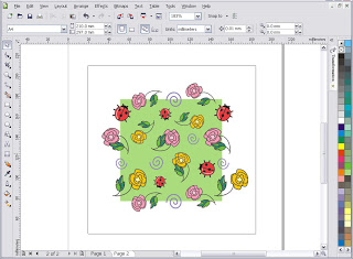 Prosto blog creând texturi fără sudură vectoriale în corel draw