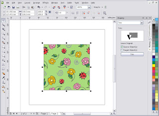 Prosto blog creând texturi fără sudură vectoriale în corel draw