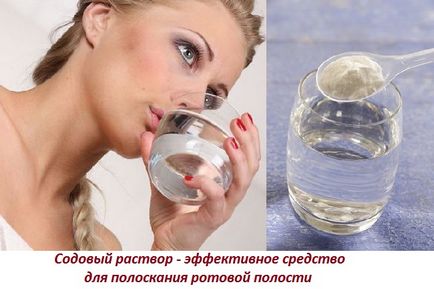 O solutie pentru apa de gura cu soda - retete pentru tratament de la psihoterapeutul Halisat Suleimanova