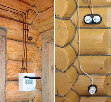 Ретро-проводка в дерев'яному будинку фото, розрахунок матеріалів і монтаж