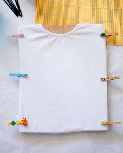 Розпис футболок майстер-клас по батику для дітей з фото і відео