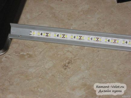 Самостійна установка світлодіодний стрічки для підсвічування стільниці (18 фото ціни)