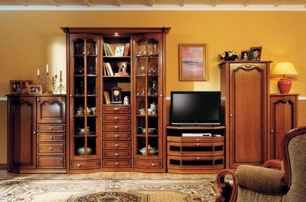 Sideboard, dulap, vitrine pentru feluri de mâncare și accesorii în camera de zi cum să distingi o piesă de mobilier