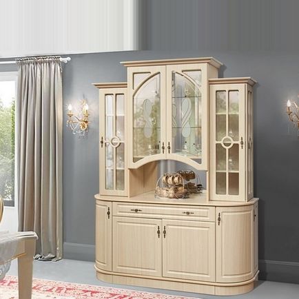 Sideboard, dulap, vitrine pentru feluri de mâncare și accesorii în camera de zi cum să distingi o piesă de mobilier