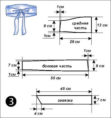 Curea elastică de o eșarfă, centură-obi