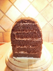 Csokis keksz torta olaj táska Louis Vuitton lépésről lépésre recept fotók