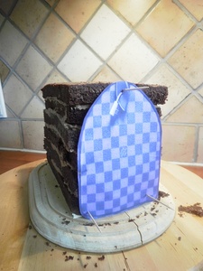 Csokis keksz torta olaj táska Louis Vuitton lépésről lépésre recept fotók