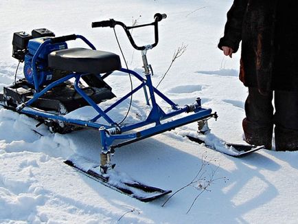 Motorosszán Husky - felülvizsgálata, módosítások és technikai jellemzőit a modell