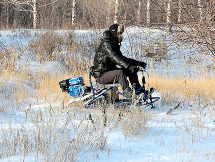 Motorosszán Husky - felülvizsgálata, módosítások és technikai jellemzőit a modell