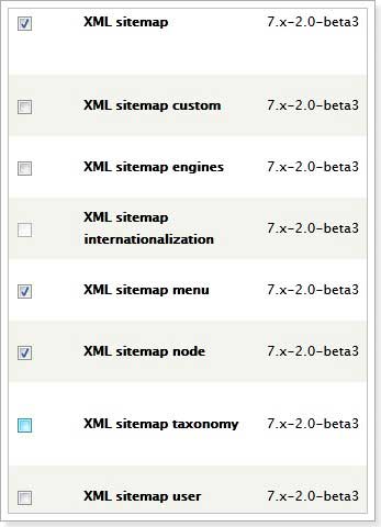 Створення карти сайту sitemapxml для drupal 7