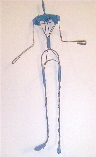 Створення дротяного каркаса для авторської ляльки - ярмарок майстрів - ручна робота, handmade