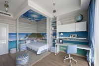 Спальня в морському стилі