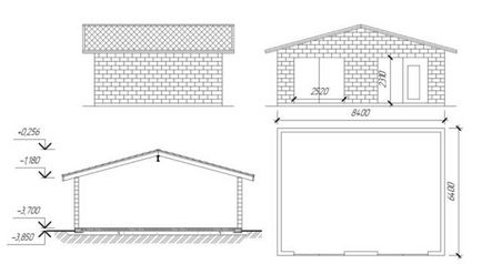 Construirea unui garaj cu propriile mâini dintr-un bloc de ciment