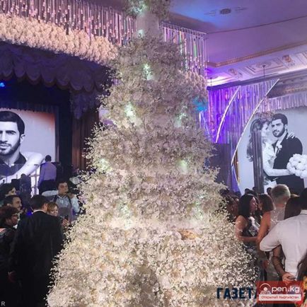 Esküvői sarkesa Karapetyan apa adott a fiának esküvőjére „nem rosszabb, mint a Guriev” (fotó) -