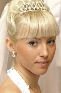 Весільна зачіска для короткого волосся, фото коротких весільних зачісок