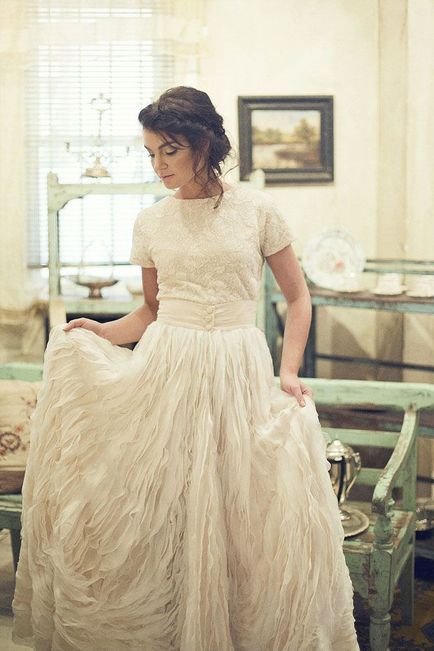 Esküvői ruhák retro stílusban, a hagyomány, mint a divat trend