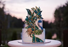 Весільний торт Сімпсони замовити з доставкою по Москві за 4000 руб