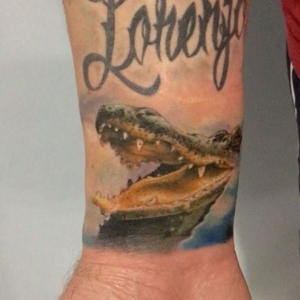 Tatuaj de tatuaj cu valoare de crocodil, 32 de fotografii, schițe