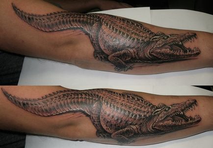 Tatuaj - valoare generală a crocodilului