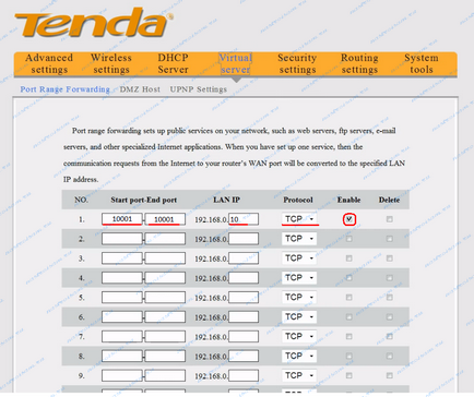 Tenda n3, configurare hardware