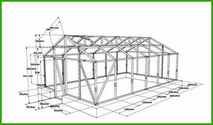 Greenhouse méretei saját kezét - szól üvegházak