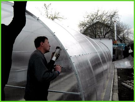 Greenhouse méretei saját kezét - szól üvegházak