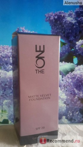 Тональна основа oriflame стійка матуюча з spf 20 the one matte velvet - «якщо у вас жирна або