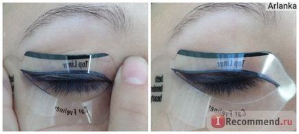 Трафарети для макіяжу aliexpress 2pcs makeup new style cat eyeliner stencil kit model for eyebrows