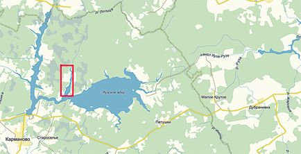 Трупянка, Яузского водосховище - точка на карті - газета рибалка - рибалки №12