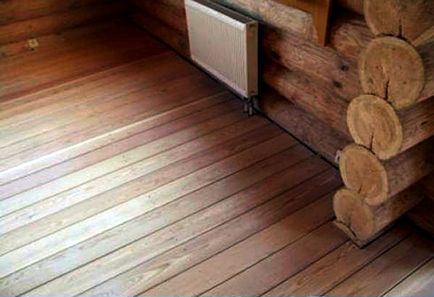 Укладання дерев'яної підлоги з обрізних дощок