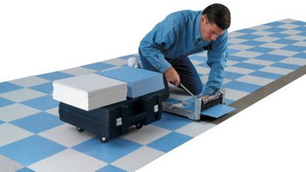Укладання пвх плитки на підлогу як клеїти вінілову плитку