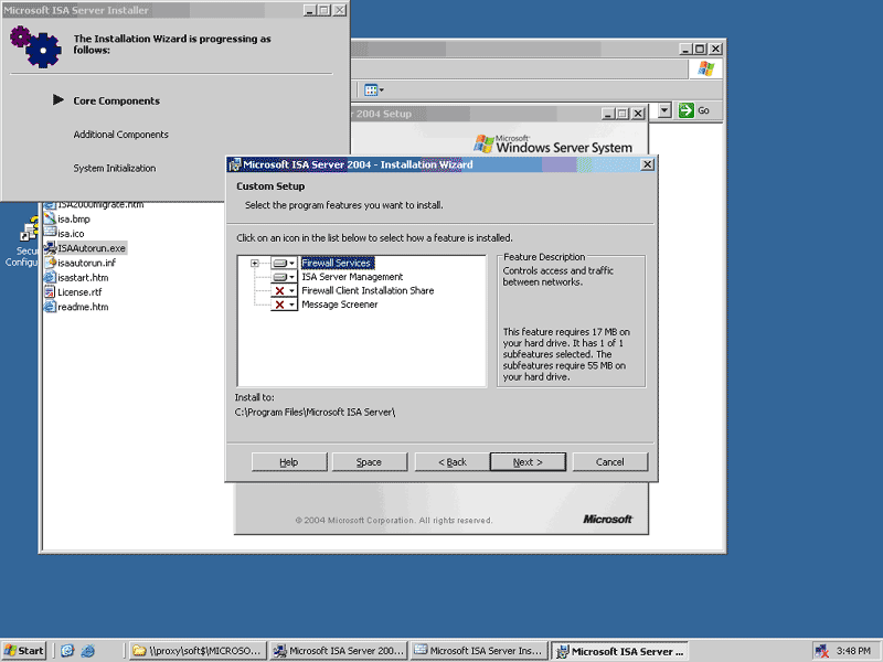 Instalarea și configurarea serverului isa, microsoft, administratorul meu