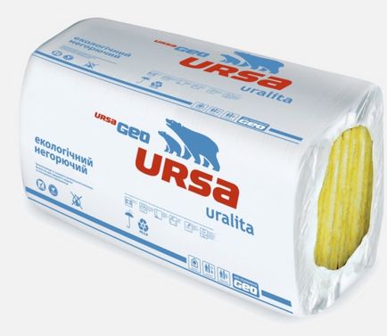 Утеплювач Урса мати і плити, технічні характеристики теплоізоляції ursa, розміри