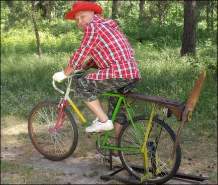 Велосипед з пропелером - блог Легостаєв і до саморобки і вироби для дачі