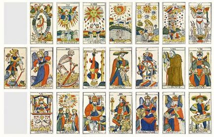 Tipuri de carduri de tarot, care sunt punțile, cum să alegi