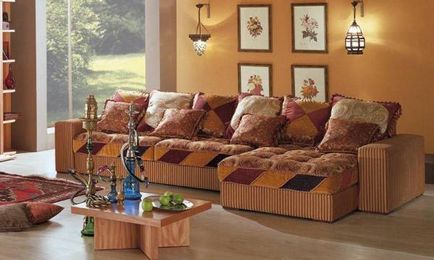 Східні дивани (арабська, марокканський стиль інтер'єрів, азіатський колорит)
