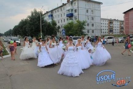 A faluban tartott Byelorechensk menyasszony felvonulást - az összes hír a város