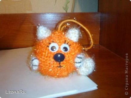 Pisica tricotata - mandarina