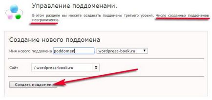 Web master, cum se face un subdomeniu pe site-ul wordpress