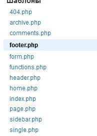 Wordpress footer - файл для створення підвалу сайту і як ефективно його використовувати, записки