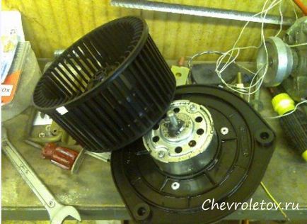 Cseréje a motor a kályha Chevrolet Niva - minden, ami a Chevrolet, chevrolet, fotó, videó, javítás,