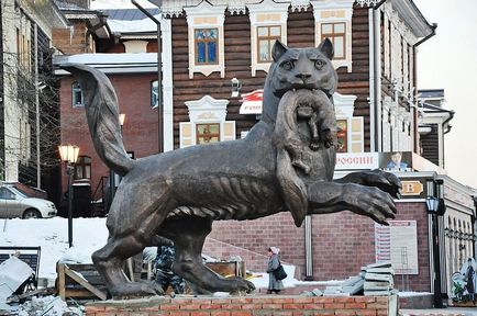 Az állat a címer Irkutsk régió jelent meg a sót hiba