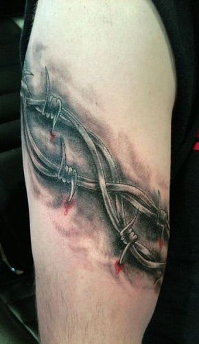 Înțeles tattoo barbed wire