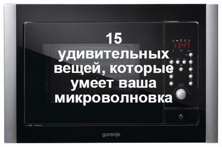 15 Речей, які можна зробити за допомогою мікрохвильової печі - корисні кулінарні поради